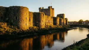 Newport Castle Golden Hour