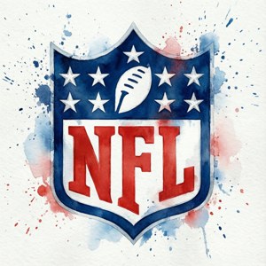 NFL Watercolor Art