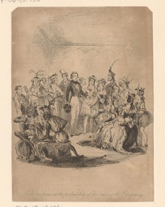 Nicholas Nickleby vertelt de theatergroep van Crummles dat hij mogelijk vertrekt