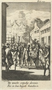Nicolaas Reigersberge op straat aangevallen, 1672