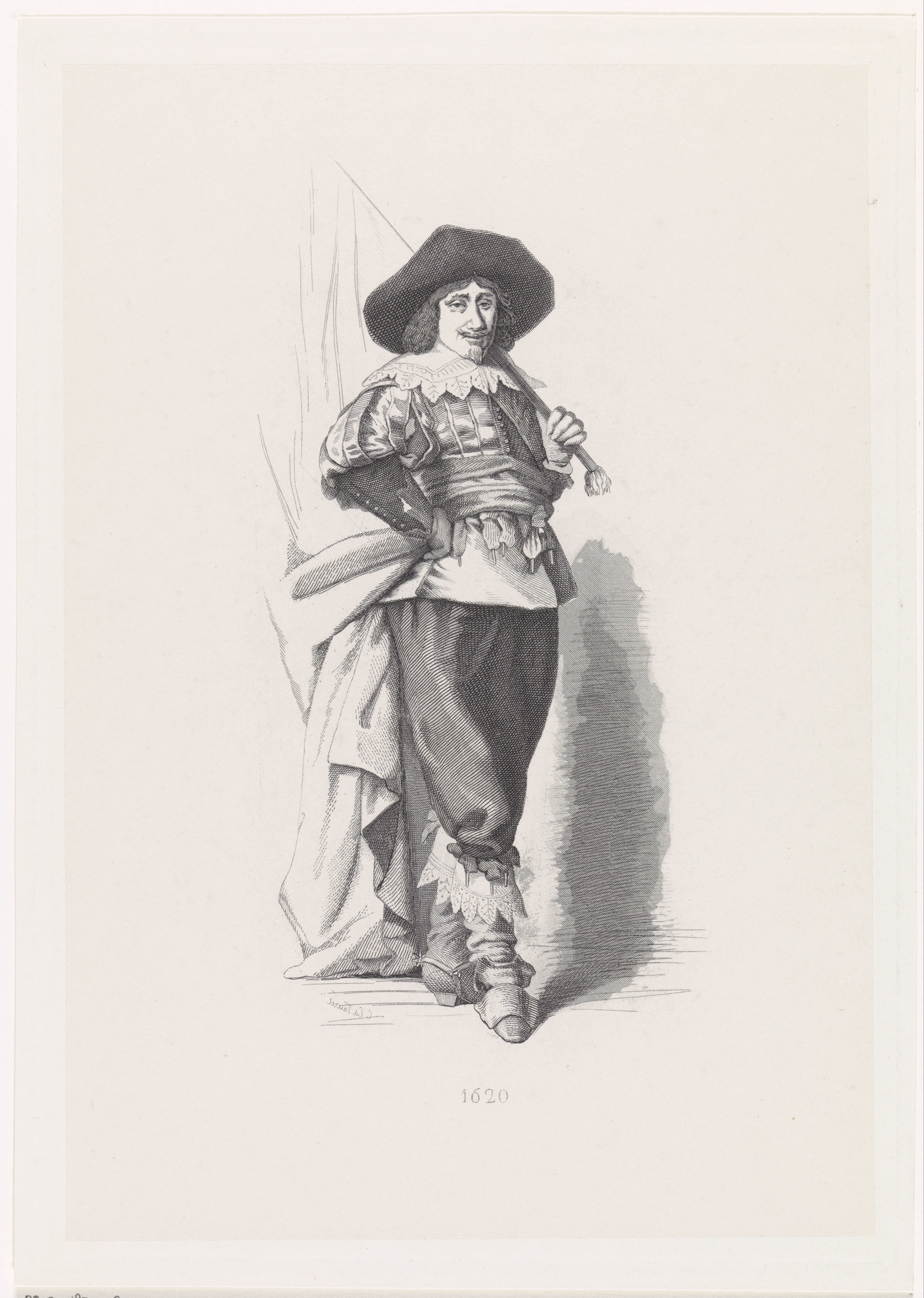 Nicolaes van Bambeeck als vaandrig van burgerwijk XI te Amsterdam by Edouard Taurel