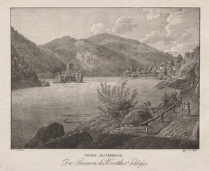 Nieder-oesterreich, Die Ruinen des Woerther Schlosses