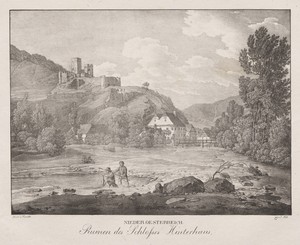 Nieder-oesterreich, Ruinen des Schlosses Hinterhaus