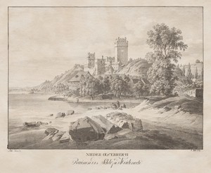 Nieder-oesterreich, Ruinen des Schlosses Weidenech