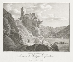Nieder-oesterreich, Ruinen des Schlosses Werfenstein