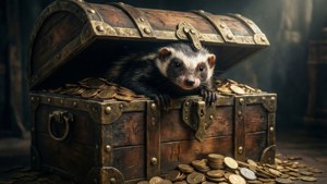 Niffler in Treasure Chest