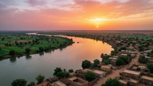 Niger River Sunset