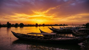 Niger River Sunset