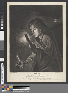 Night - Boy blowing Charcoal