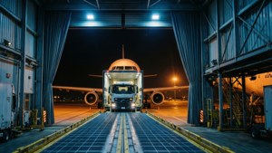Night Cargo Plane Loading