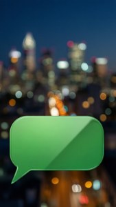 Night City Chat Bubble