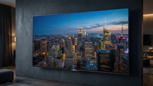 Night Cityscape Samsung TV