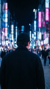 Night Cyberpunk Cap