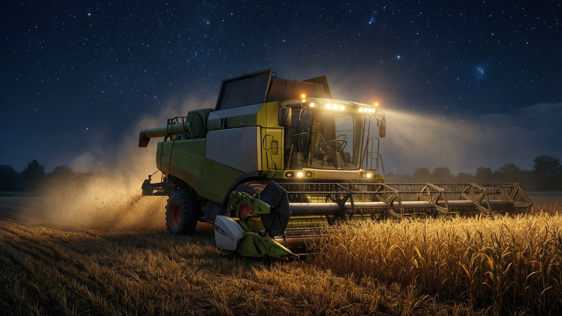 Night Harvest by Wallpapers.art Studio