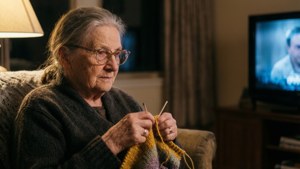 Night Knitting Grandma