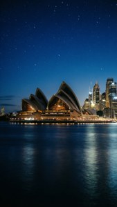 Night Lights Over Opera