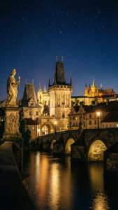 Night Magic on Charles Bridge