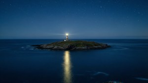 Night Ocean Surface