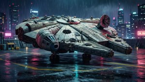 Night on Landing Pad