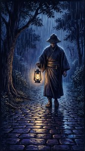 Night Rain Figure