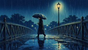 Night Rain Figure