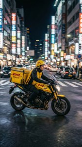 Night Rider DHL Motorcycle