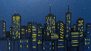 Night Skyline Marker