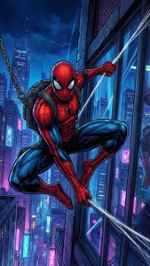 Night Swing of Spider-Man