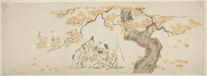 Night Watchmen Under Maple Tree