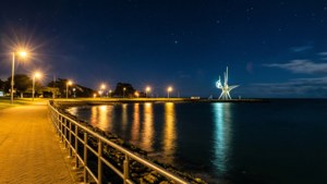 Night Waterfront Glow