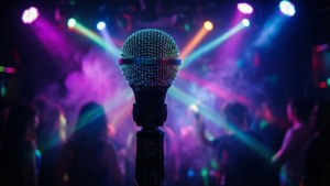 Nightclub Spotlight Mic