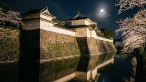 Nijo Castle Moonlit Night
