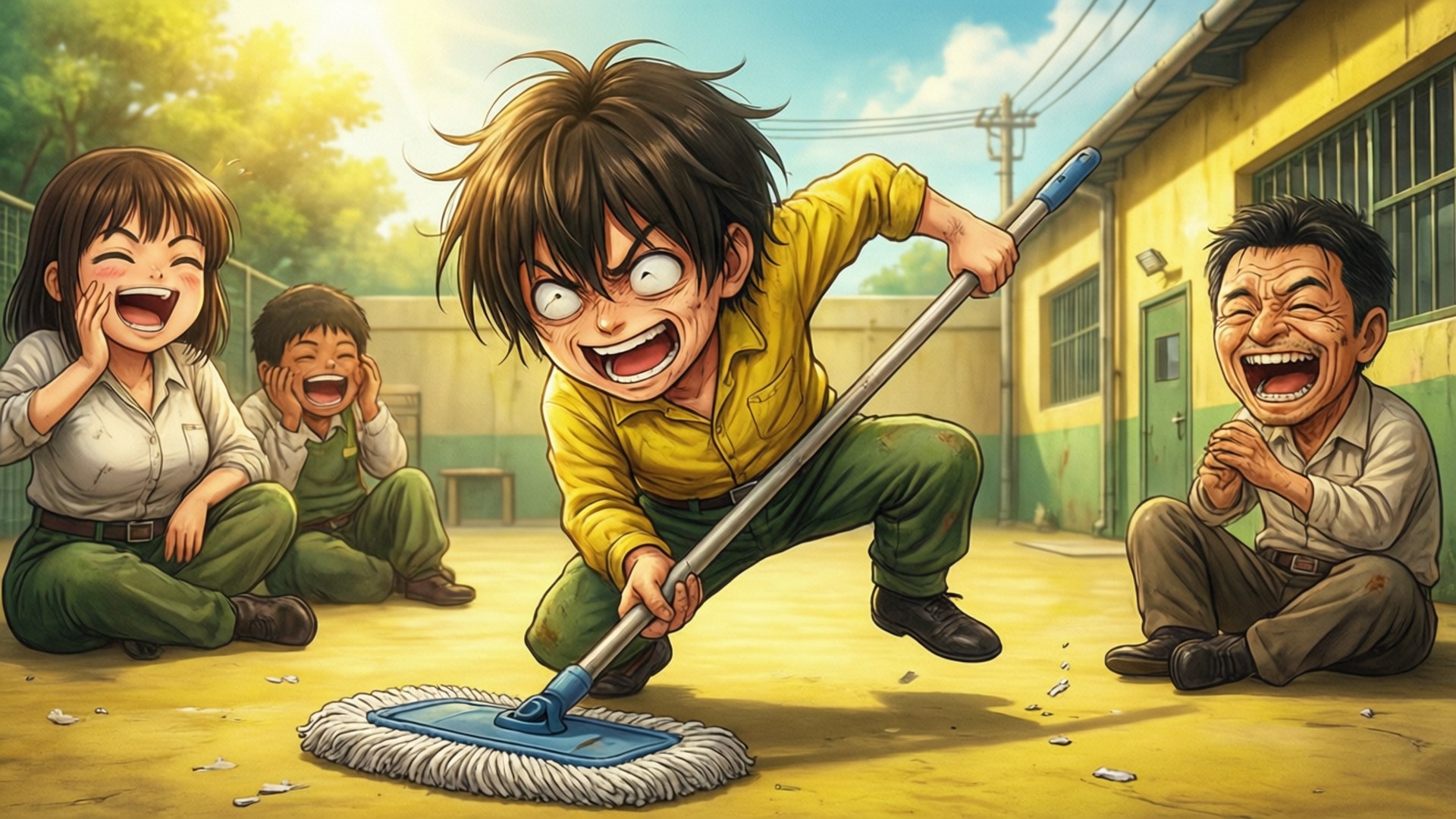 Niko's Mop Trip Comedy by Wallpapers.art Studio