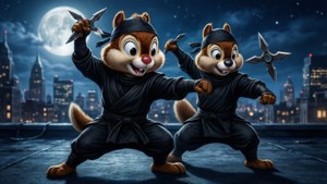 Ninja Chipmunks Night Mission