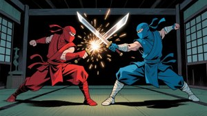 Ninja Duel Sparks