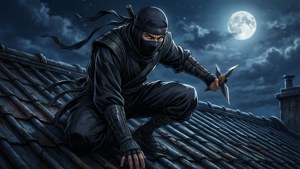 Ninja in Moonlight