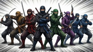 Ninja Team Manga
