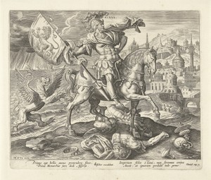 Ninus van Nineve als eerste koning uit het visioen van Daniël
