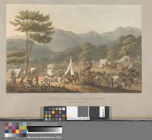 No. 10 Troop Bivouacked below the Village of Villa Velha, 19th of May 1811