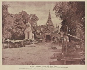No. 78. Amerapoora. Entrance of the Aracan Pagoda