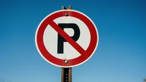 No Parking Clear Sky