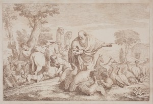 Noah Leading the Animals to the Ark