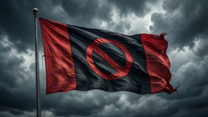 Nod Flag in Storm