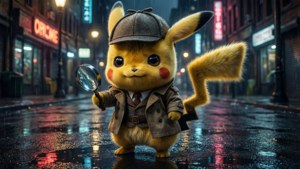 Noir Detective Pikachu