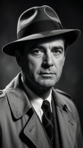 Noir Detective Portrait