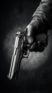 Noir Gloved Hand