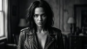 Noir Leather Gaze
