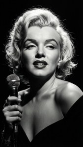 Noir Marilyn Icon