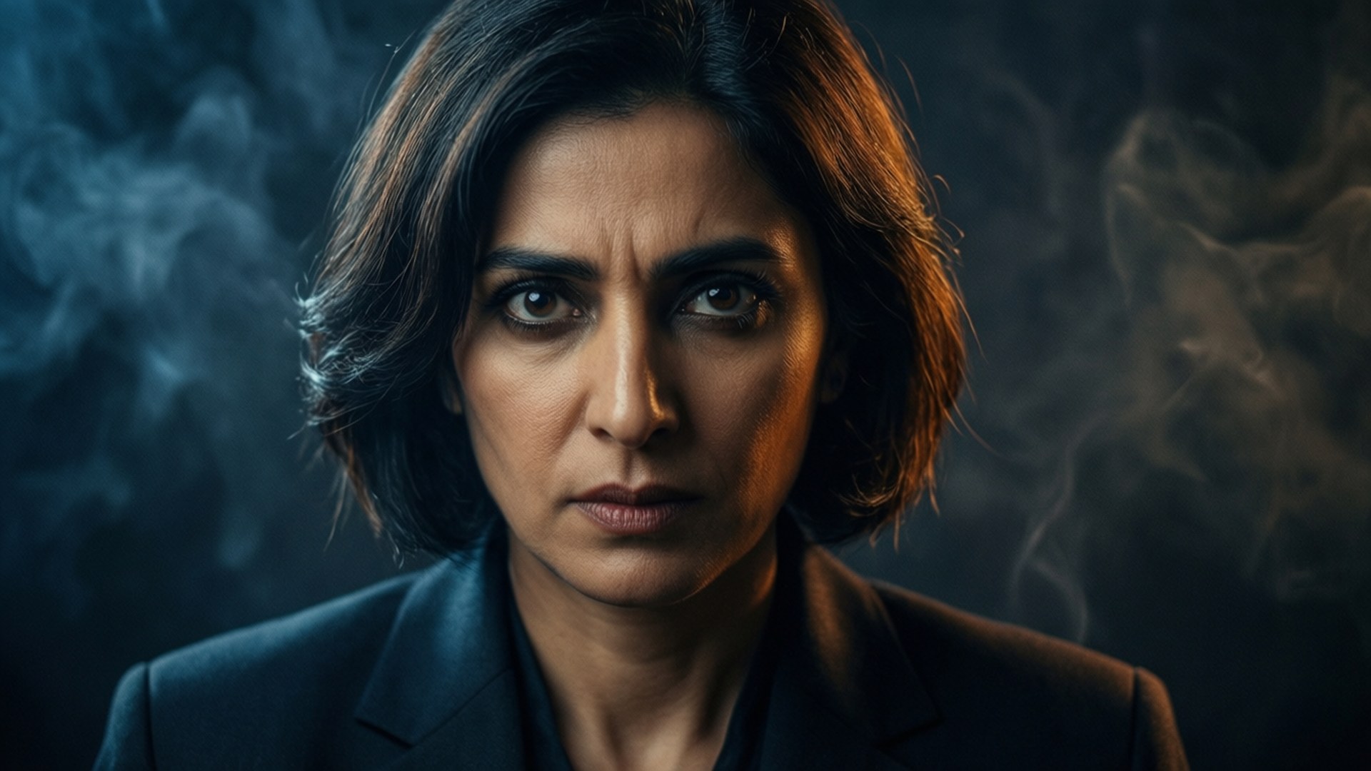 Noir Portrait of Jana Nayagan by Wallpapers.art Studio