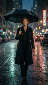 Noir Rainy Street